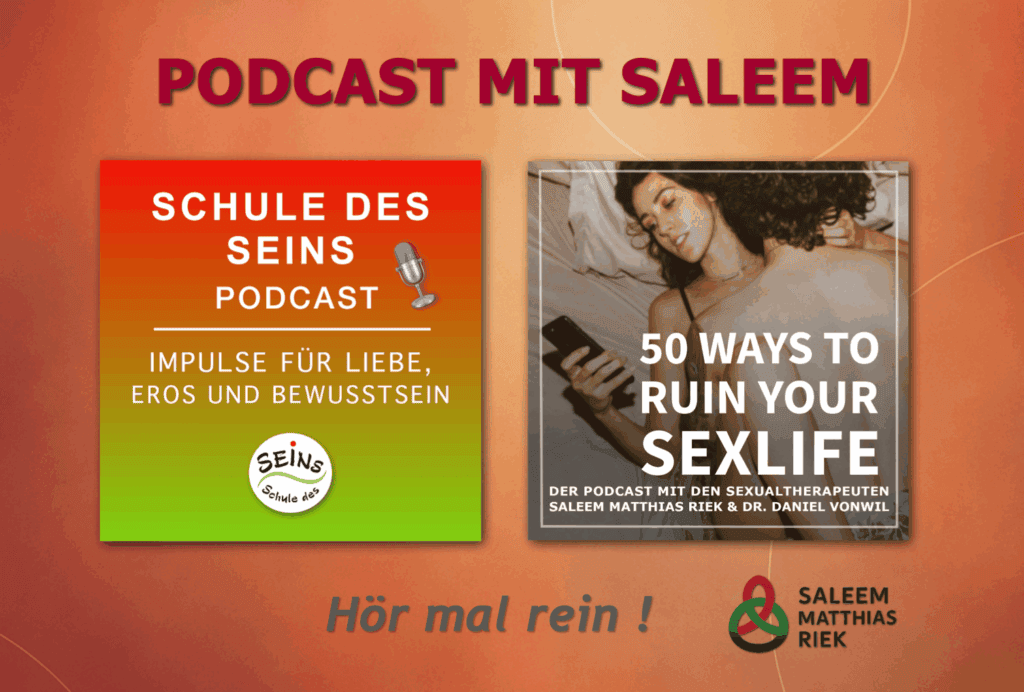 Podcast mit Saleem mit Abbildung von 2 Covern